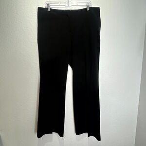 Chico's Ankle Dress Pants Womens 2.5 Black Stretch Straight‎ Leg Formal Business